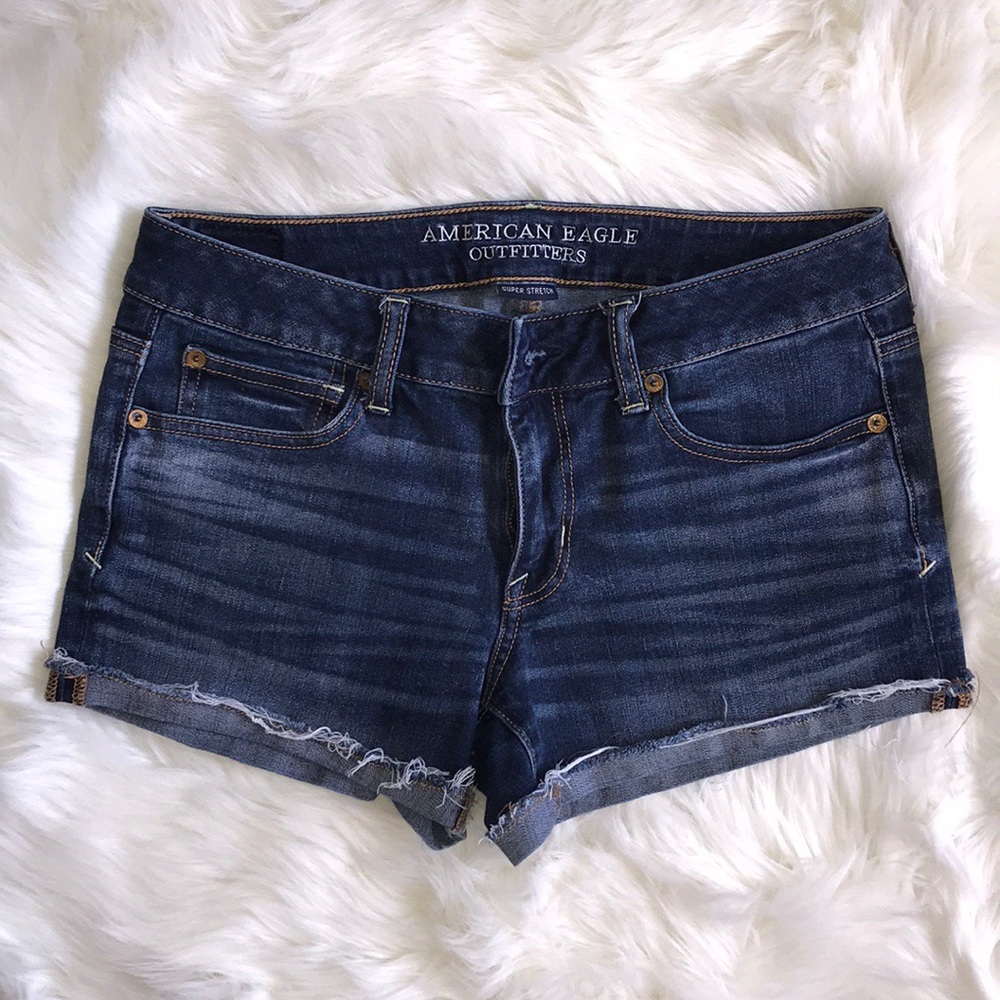 AEO Super Stretch Jean Shorts